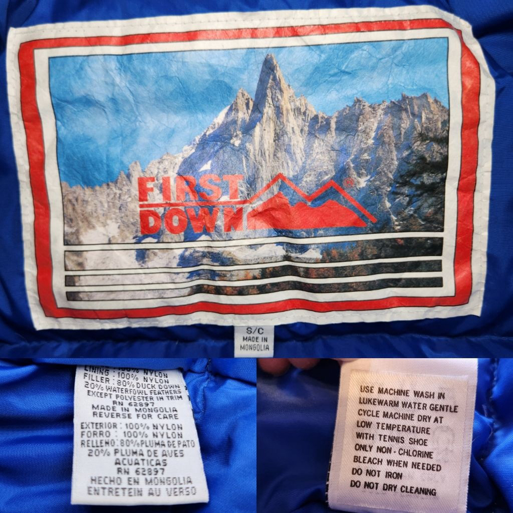 First Down Vintage Waterfowl & Duck Down Puffer Jacket - Picture 4 of 11